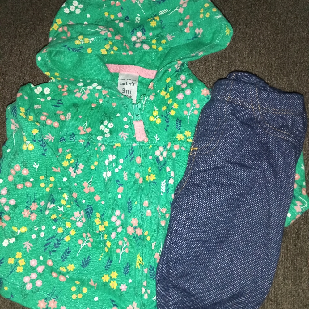 BOGO Free Carter's Zip hoodie and legging set
